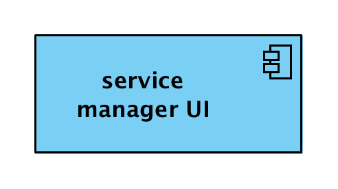 CV Service Manager User Interface object